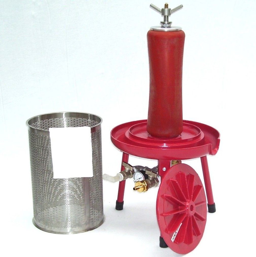 Apex Obstpresse 55567 Hydropresse 20L Saftpresse Obstpresse Fruchtpresse, Edelstahl