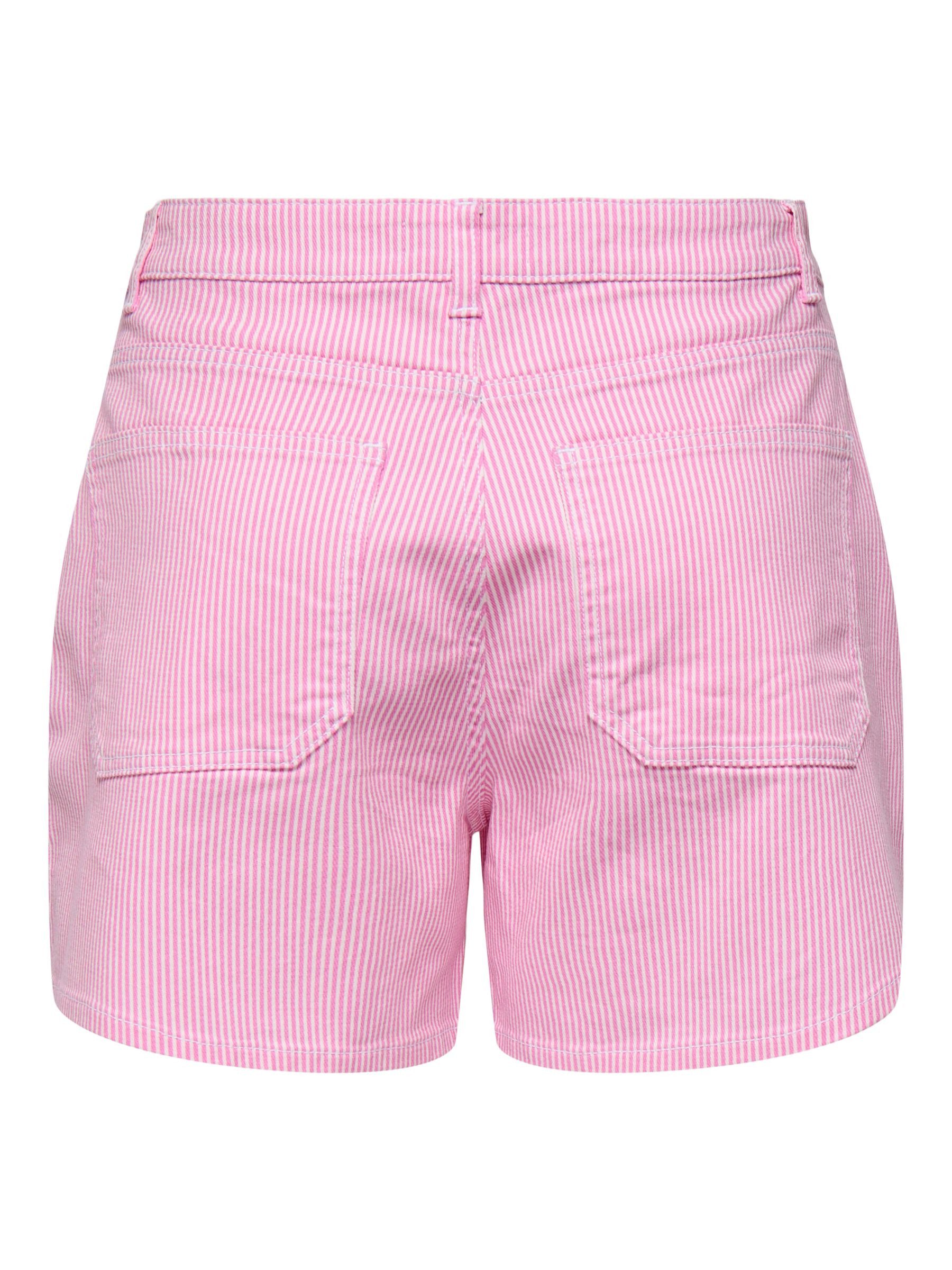 ONLY Bermudas Gestreifte Bermuda mit Knopf günstig online kaufen