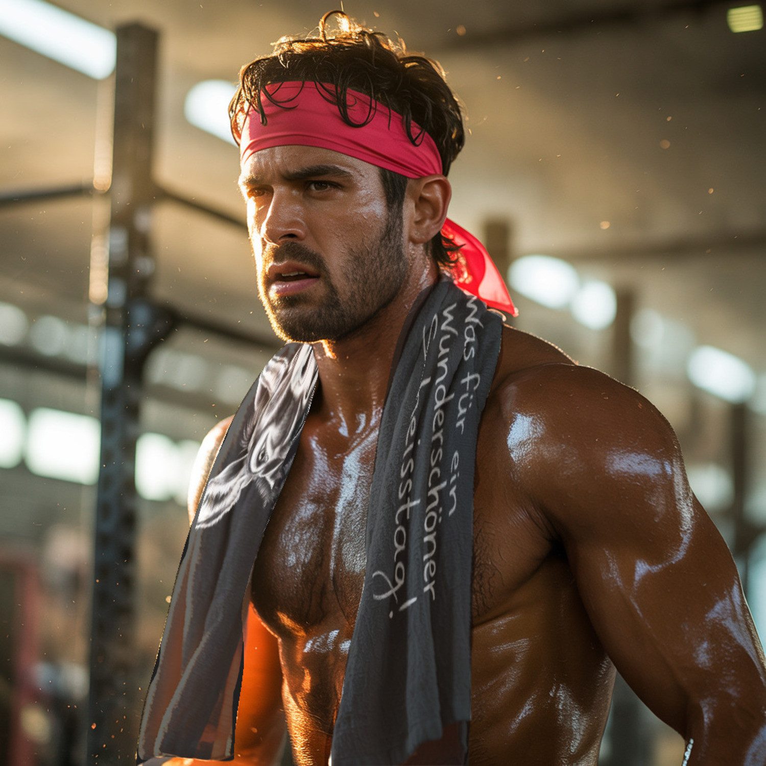 speecheese Sporthandtuch Esel Gesicht Scheisstag Spruch Humorvolles Eishand günstig online kaufen