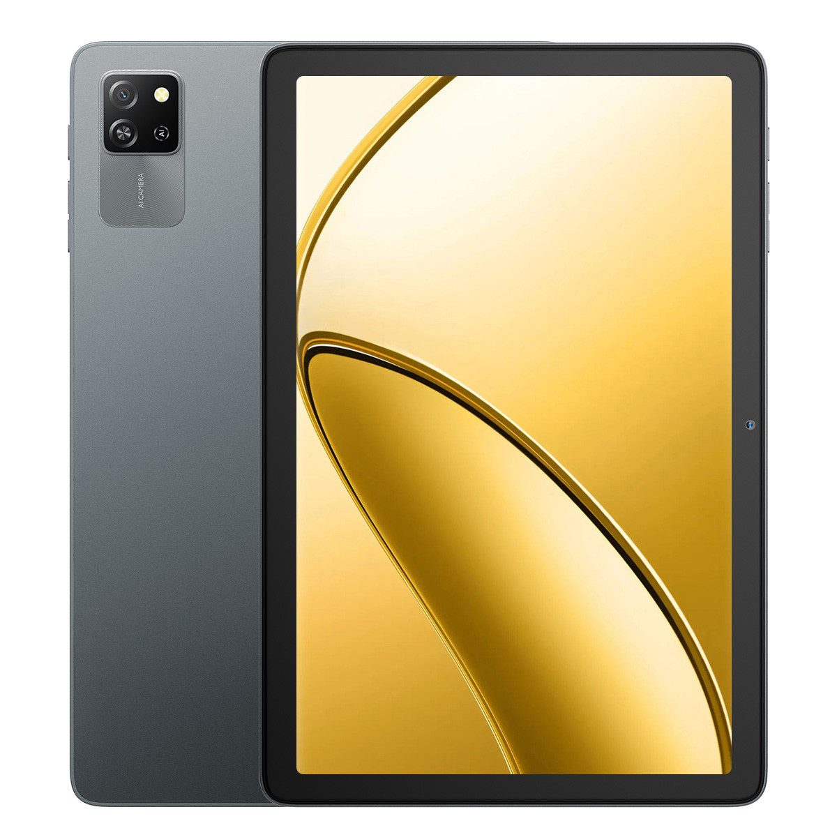 blackview Blackview TAB 60 WiFi Tablet 10,1" 12GB RAM 128GB ROM Android 15 Grau Tablet (10,1", Erweiterbarer Speicher bis 2 TB, PC Mode 2.0, Stylus-Support)