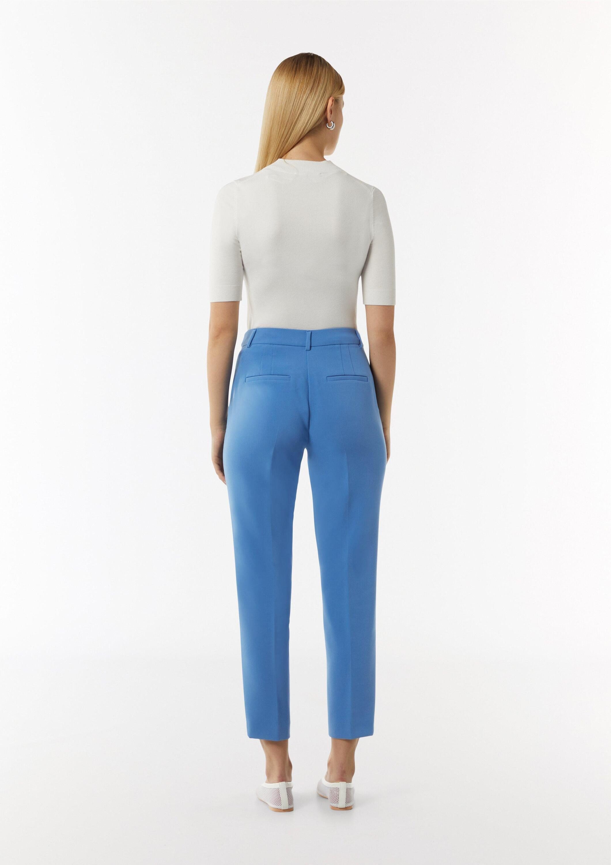 comma 7/8-Hose Hose Elegante Hose mit Riegel und Knopf