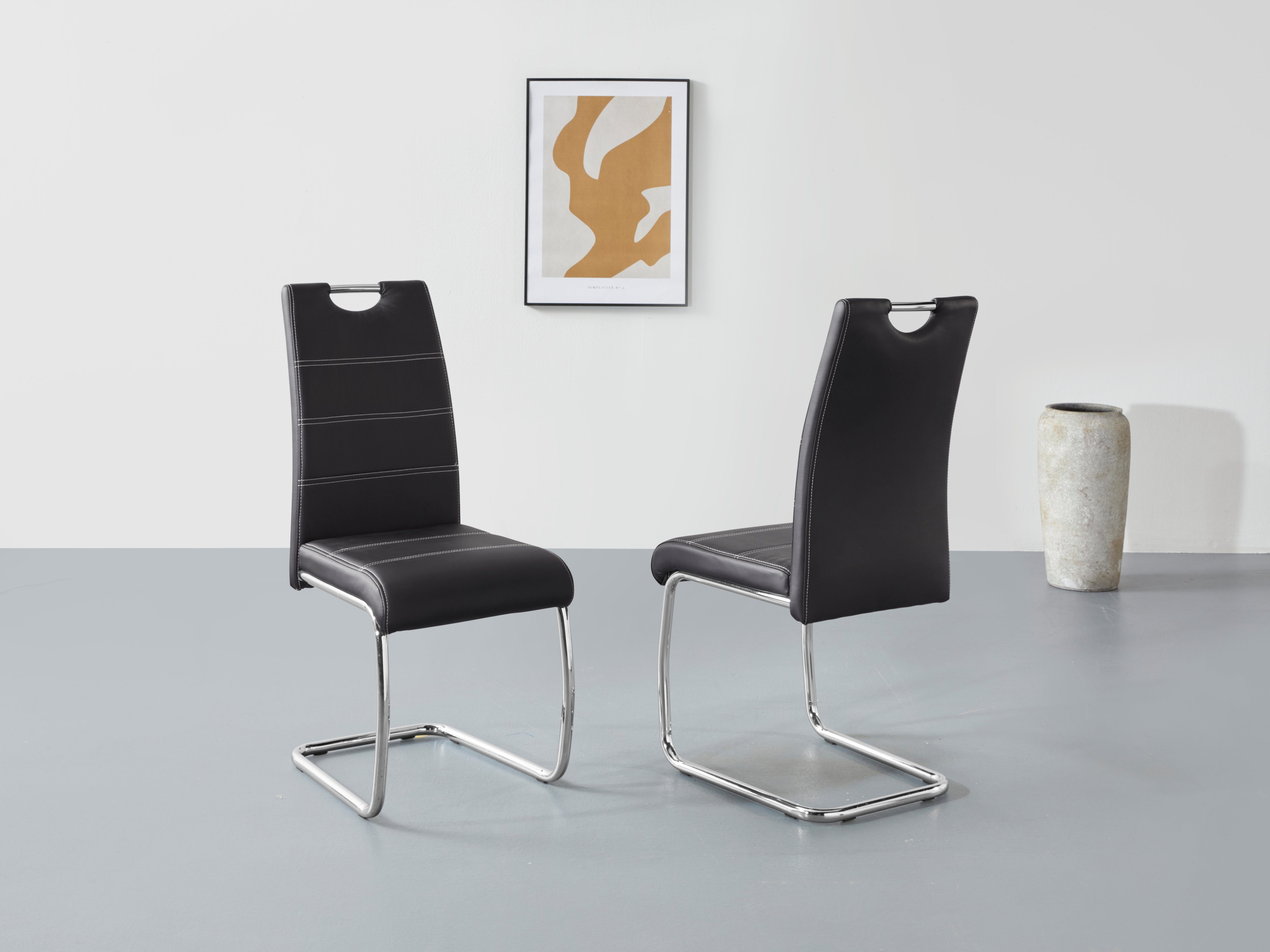 HELA Freischwinger Flora, Esszimmerstühle (Set, 2 günstig online kaufen