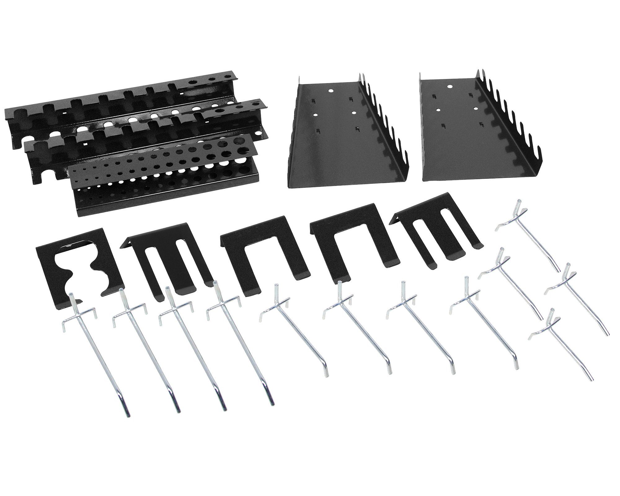 ONDIS24 Lochwand-Ausstattung Lochwandhaken,22 - teilig, Hakensortiment, 2-t günstig online kaufen