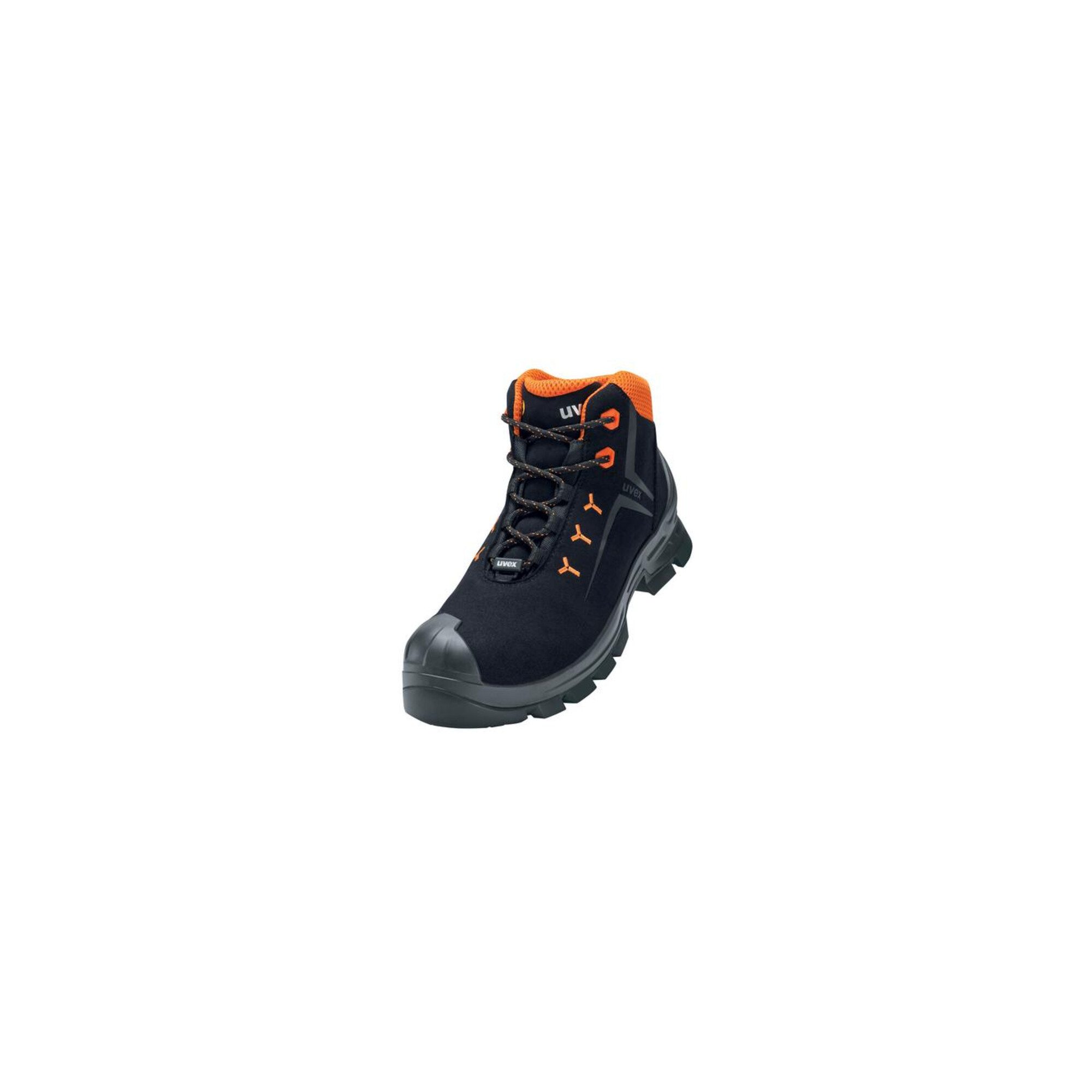 schwarz, orange mesh