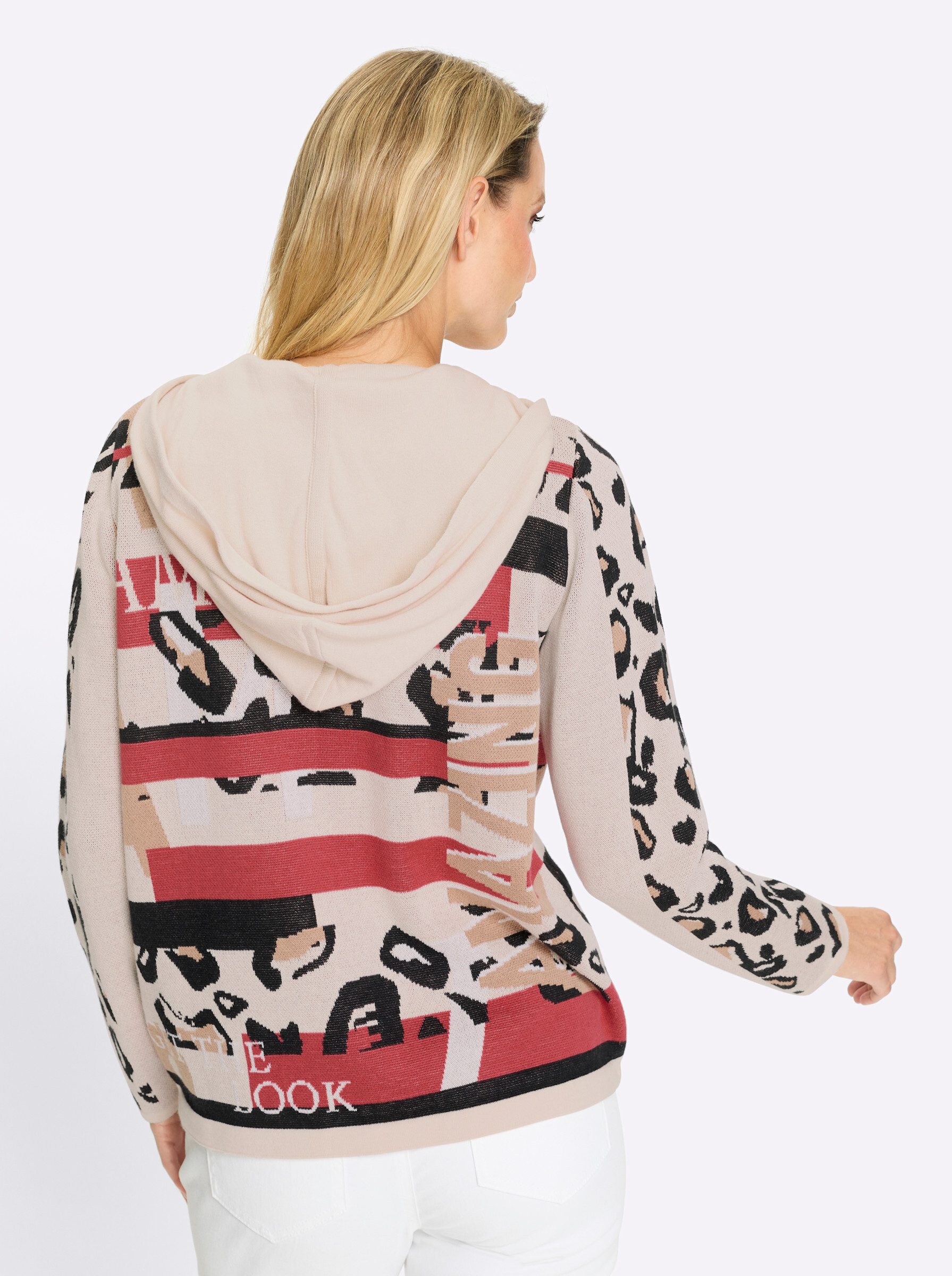 heine Strickjacke Jacquardstrickjacke . günstig online kaufen