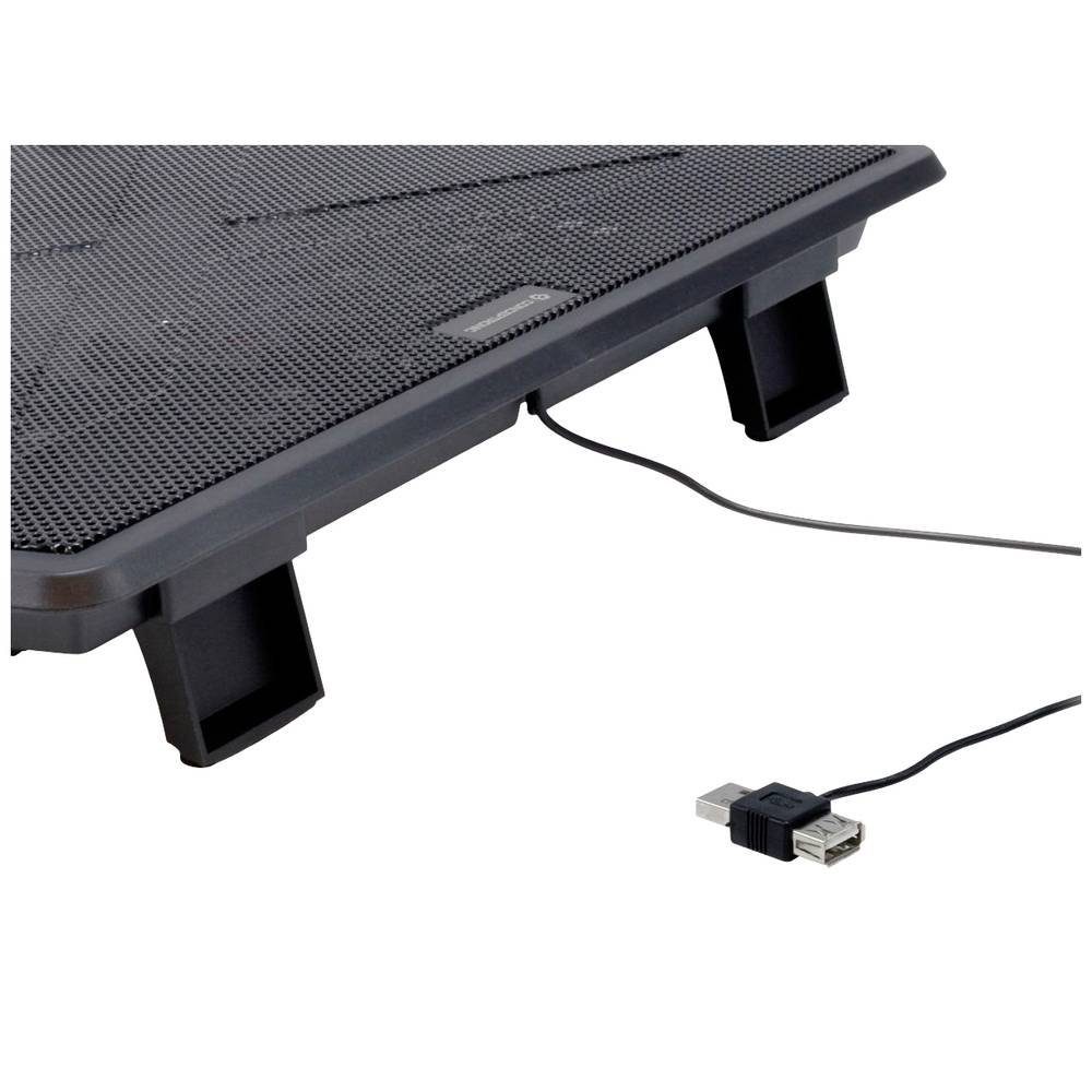 Conceptronic 1-Lüfter-Laptop-Kühlauflage Laptoptisch