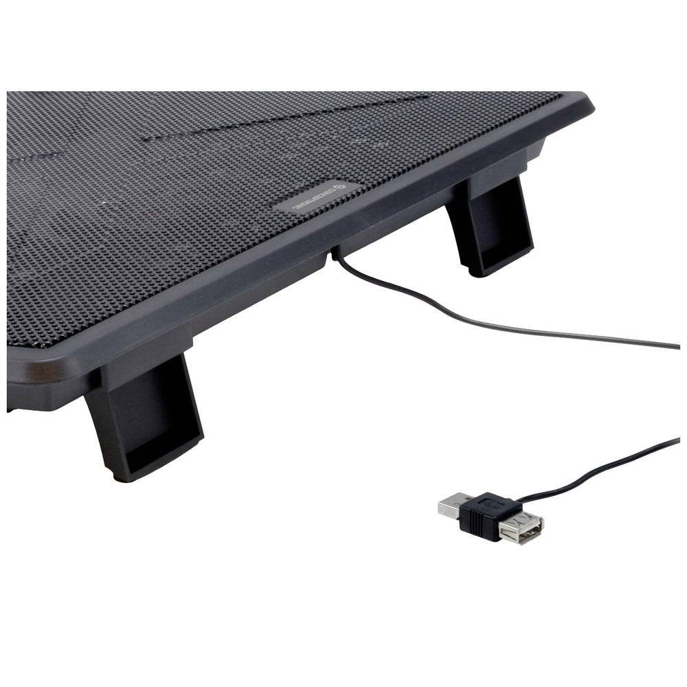Conceptronic Laptoptisch 1-Lüfter-Laptop-Kühlauflage THANA05B