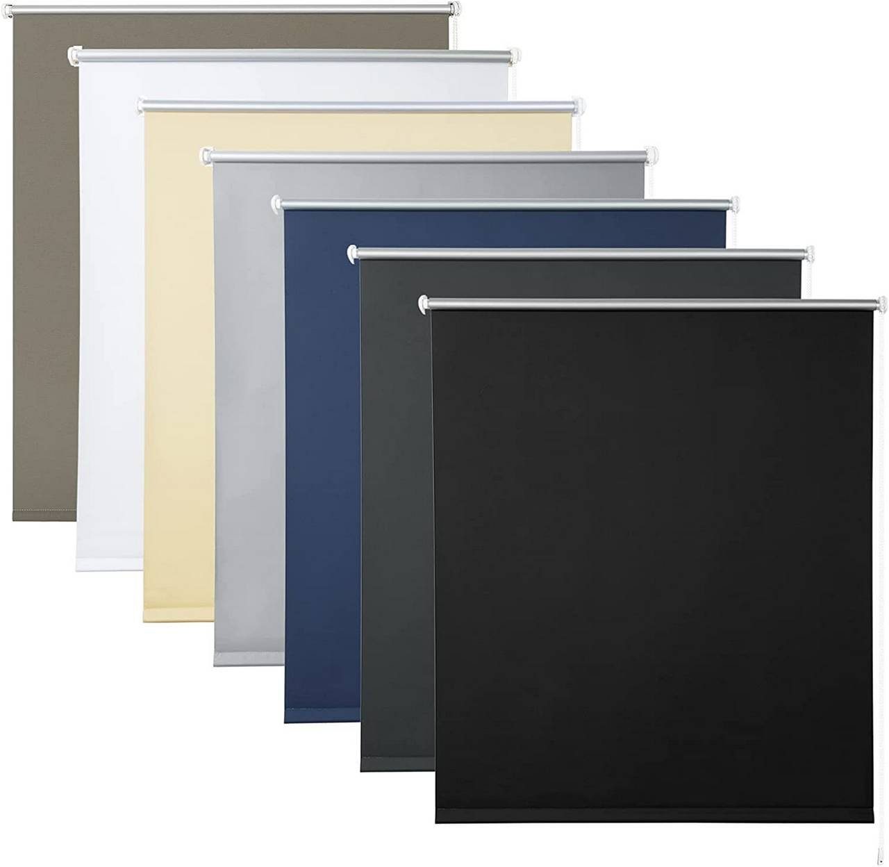 Verdunklungsrollo, Woltu, verdunkelnd, verspannt, Klemmfix, ohne Bohren eas günstig online kaufen