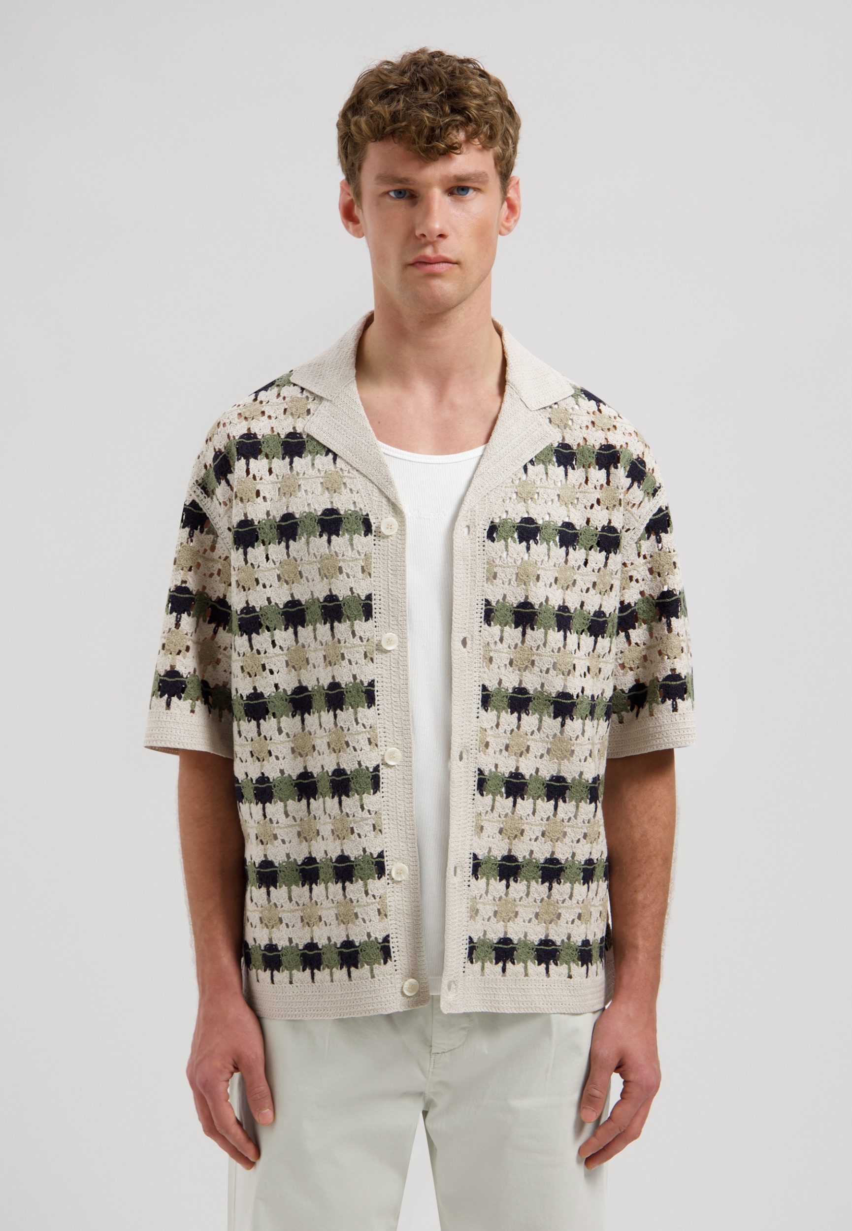 Dstrezzed Hawaiihemd Kurzarmhemd - Herrenshirt - Sommershirt mit Knopfleiste