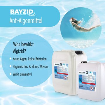 BAYZID Algenbekämpfung 1 L BAYZID® Algizid Algenverhütung für Pools
