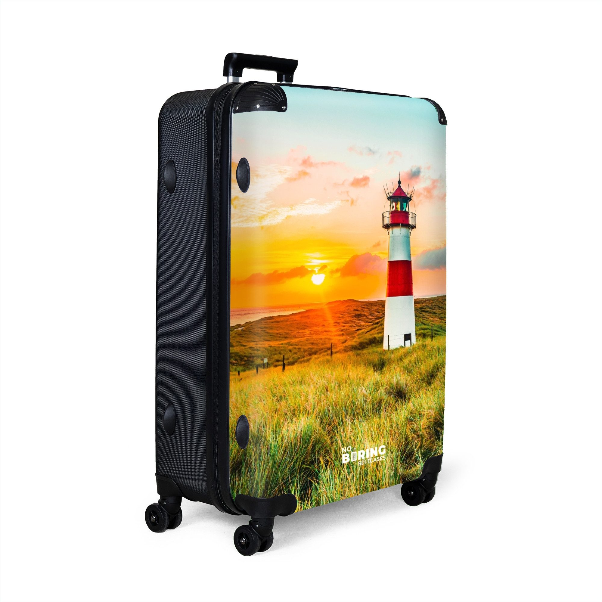 NoBoringSuitcases.com© Hartschalen-Trolley Leuchtturm bei Sonnenuntergang 7 günstig online kaufen