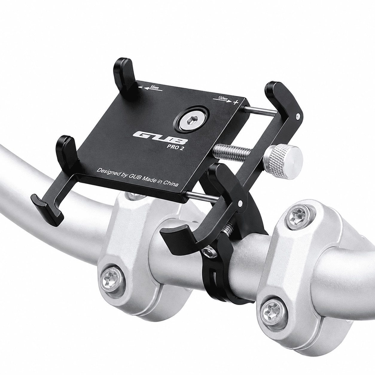 MidGard Smartphone-Halterung GUB Pro2 Fahrrad Handyhalterung aus Aluminium für Scooter, e-Bike, (bis 7.5 Zoll)