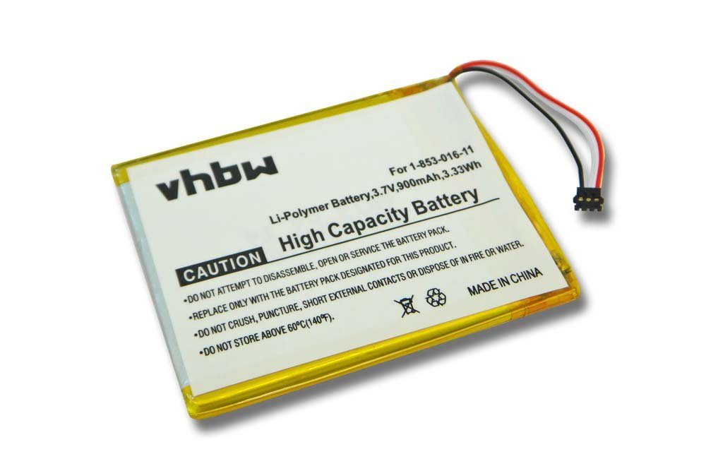 vhbw Akku passend für Sony Portable Reader PRS-650BC, PRS-650RC, PRS-650, Akku Akku Li-Polymer 900 mAh (3,7 V, 1 St), Leistungsfähiger Austausch-Akku für e-Book Reader, eReader