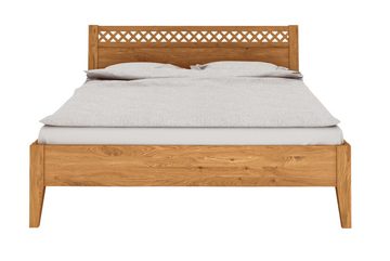 byoak Bett ODYS 160 x 220 aus Massivholz, mit Holzkopfteil, Naturgeölt