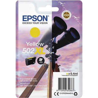 Epson 502XL Tintenpatrone (Original Druckerpatrone, gelb)