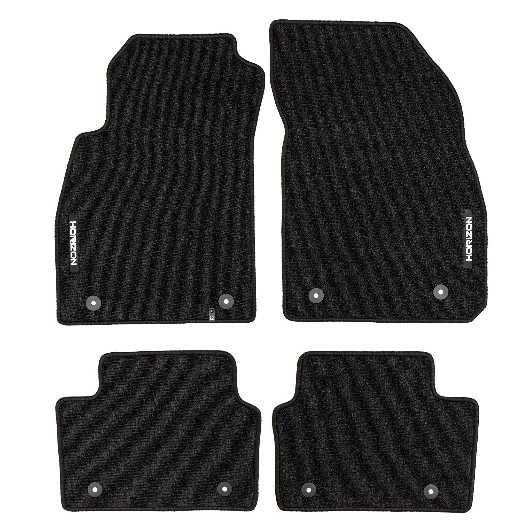 OMAC Auto-Fußmatten Velours für Opel Insignia A 2008-2017 Autoteppich Schwarz 4 teile (4 St), für Opel Insignia A 2008-2017 Opel Insignia A 2008-2017, Antirutsch,Wasserfest,Einfache Installation