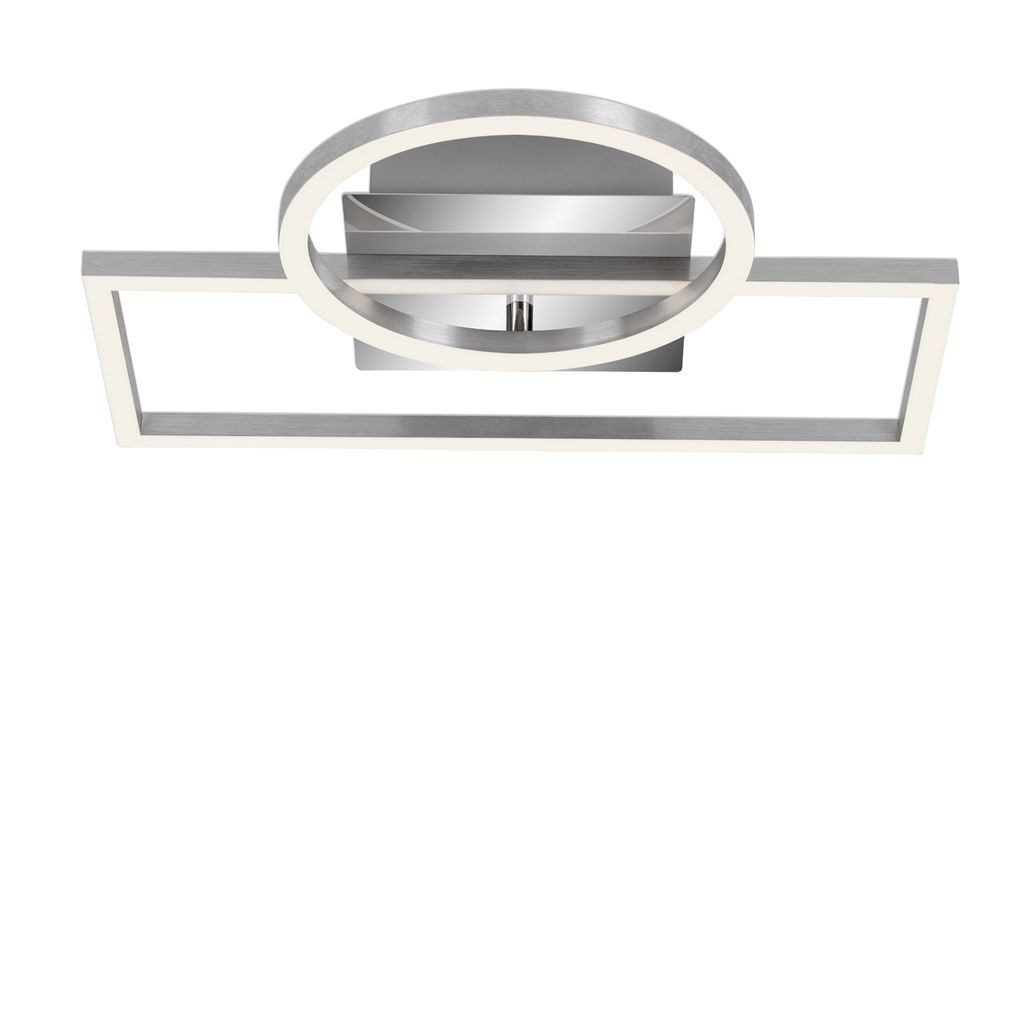 Briloner Leuchten LED Deckenleuchte 3108-018, Dimmfunktion, LED fest integriert, 2700K - Extra-Warmweiß, Deckenlampe Wohnzimmer dimmbar schwenkbar 3000K 38x31x7,5cm
