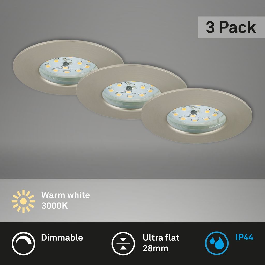 Briloner Leuchten LED Einbaustrahler 7231-032, Dimmfunktion, günstig online kaufen