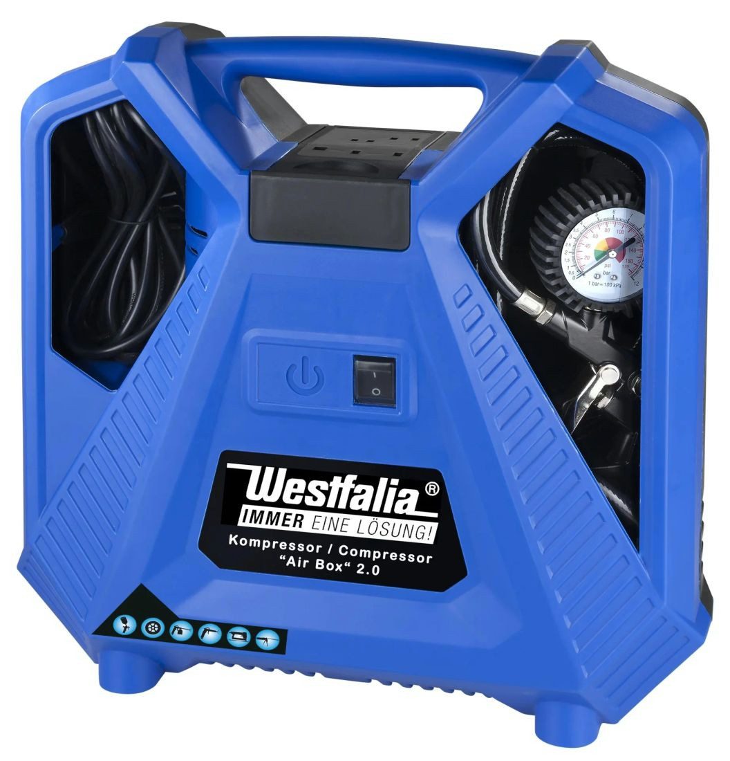 Westfalia Werkzeug Kompressor Kompressor "Air Box" 1100 Watt