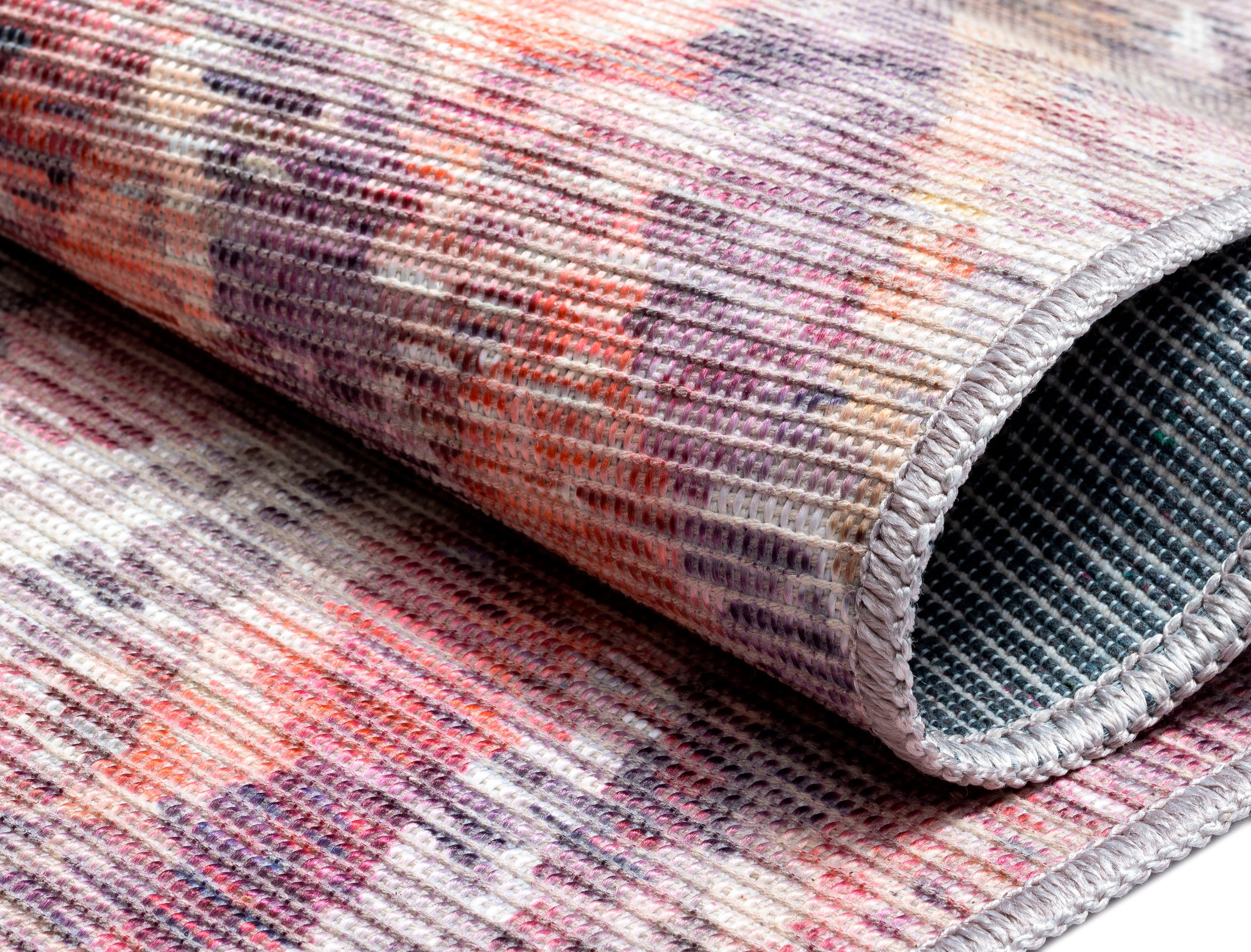 OTTO home Outdoorteppich Oryn, rechteckig, Höhe: 8 mm, Flachgewebe, modern kariert, In- und Outdoor geeignet