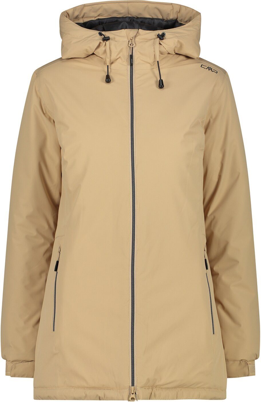 Outdoorjacke LONG JACKET CMP SESAMO HOOD A435 FIX WOMAN