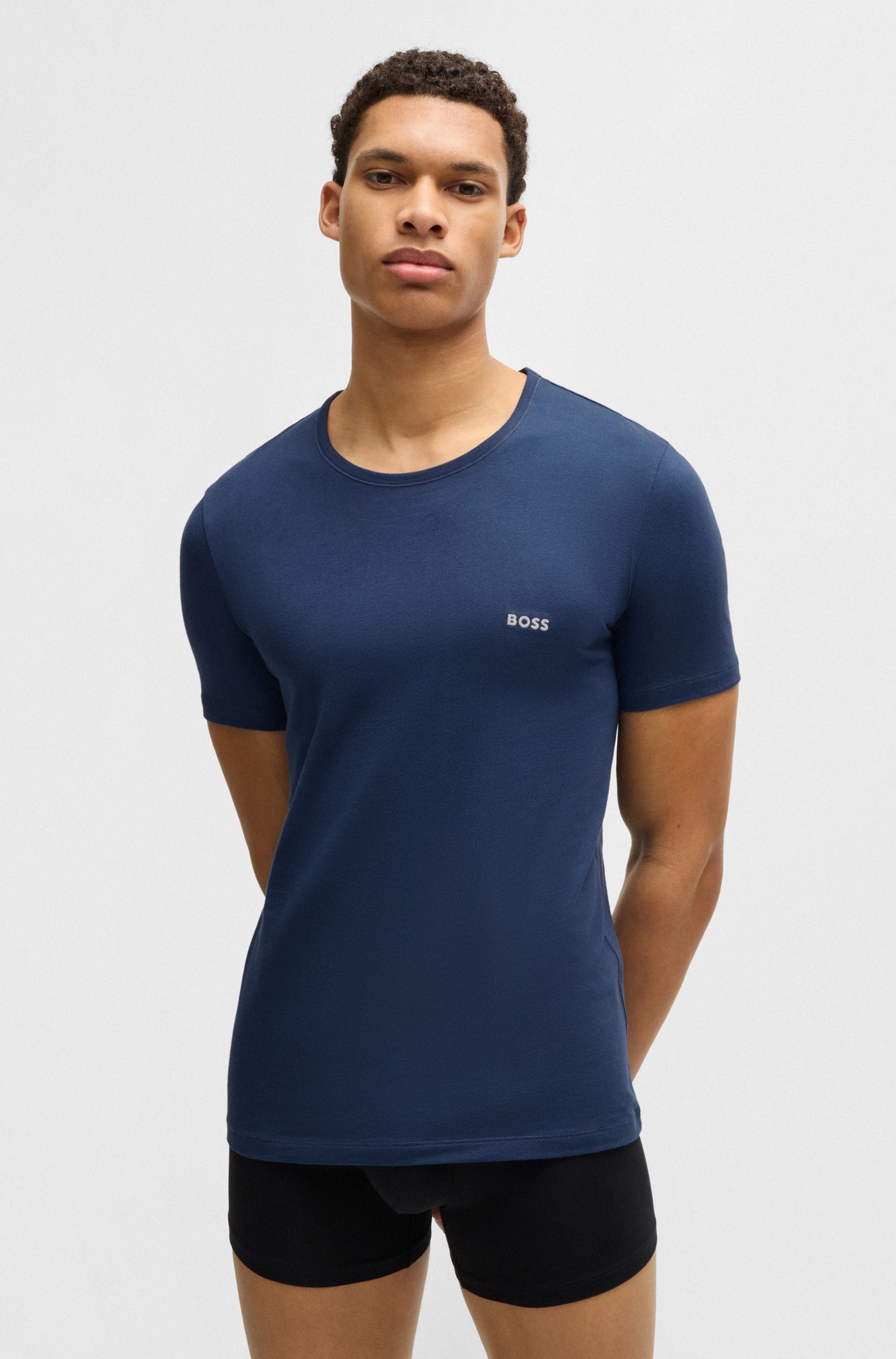 BOSS T-Shirt TShirtRN 3P Classic (Packung, günstig online kaufen