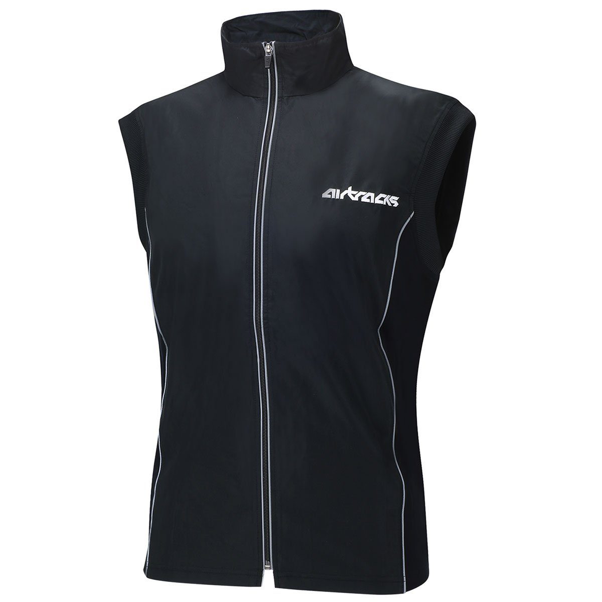 Airtracks Funktionsweste Herren Thermo Fahrradweste / Laufweste Pro Radweste für die kalte Jahreszeit Herbst Winter, » S M L XL XXL XXXL «