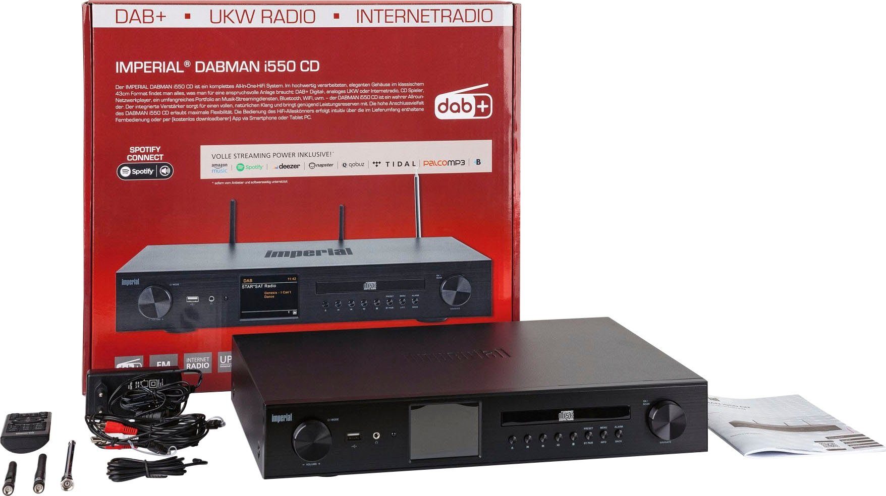 mit CD TELESTAR UKW DABMAN by RDS, W) 84 i550 (Digitalradio (DAB) Digitalradio IMPERIAL (DAB),