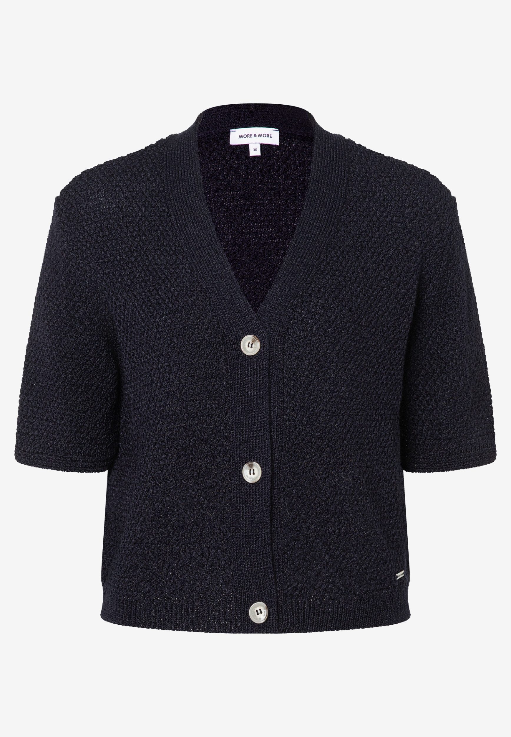 MORE&MORE Strickjacke Ajour Cardigan günstig online kaufen