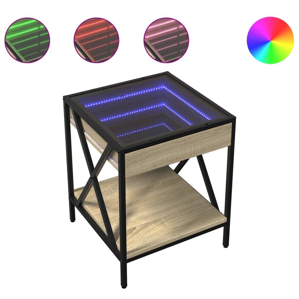 vidaXL Couchtisch Couchtisch mit Infinity-LED Sonoma-Eiche günstig online kaufen