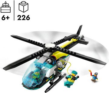 LEGO® Konstruktionsspielsteine Rettungshubschrauber (60405), LEGO City, (226 St), Made in Europe