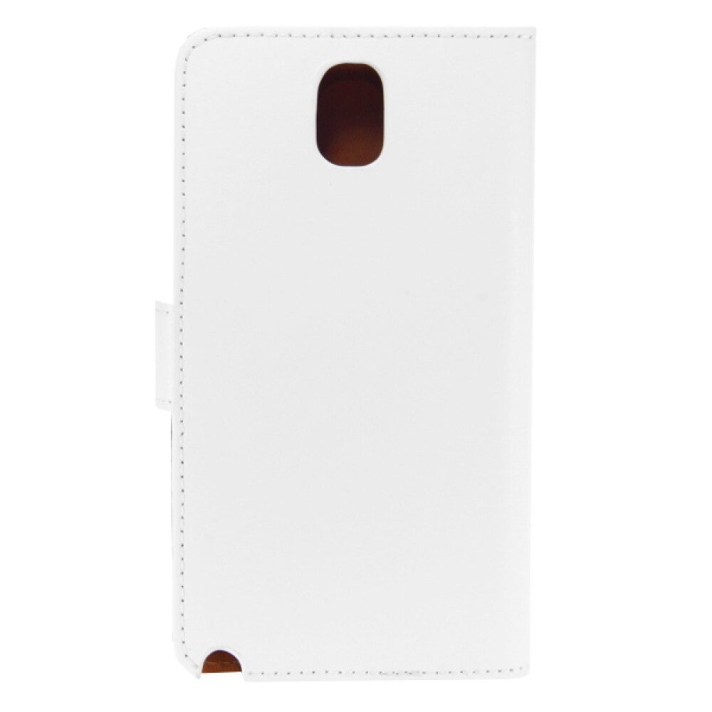 Handytasche Book Case Handyhülle für Samsung Galaxy Note 3 Weiß Leder 425071054732 (Book Cover)