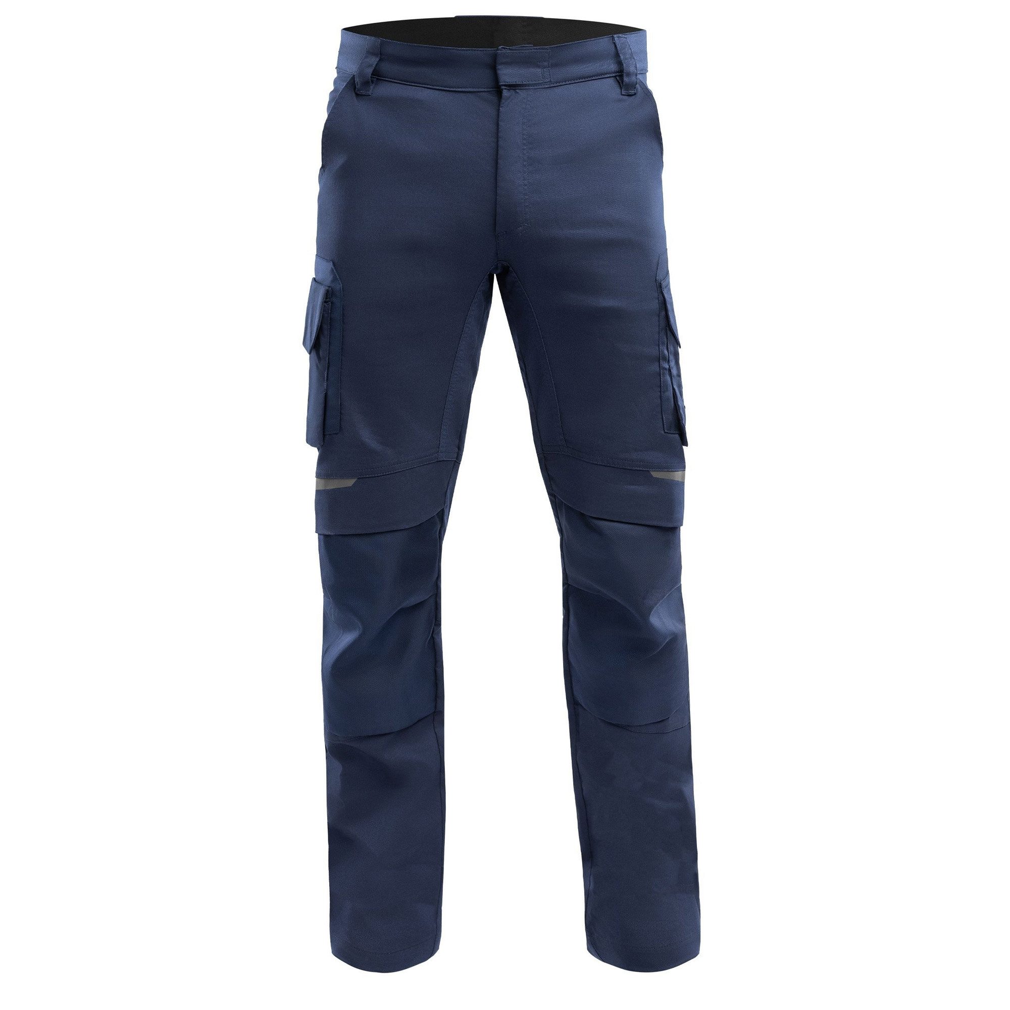 Arbeitsbundhose Arbeitshose Herren Stretch – Slim Fit Cargo Hose mit Taschen
