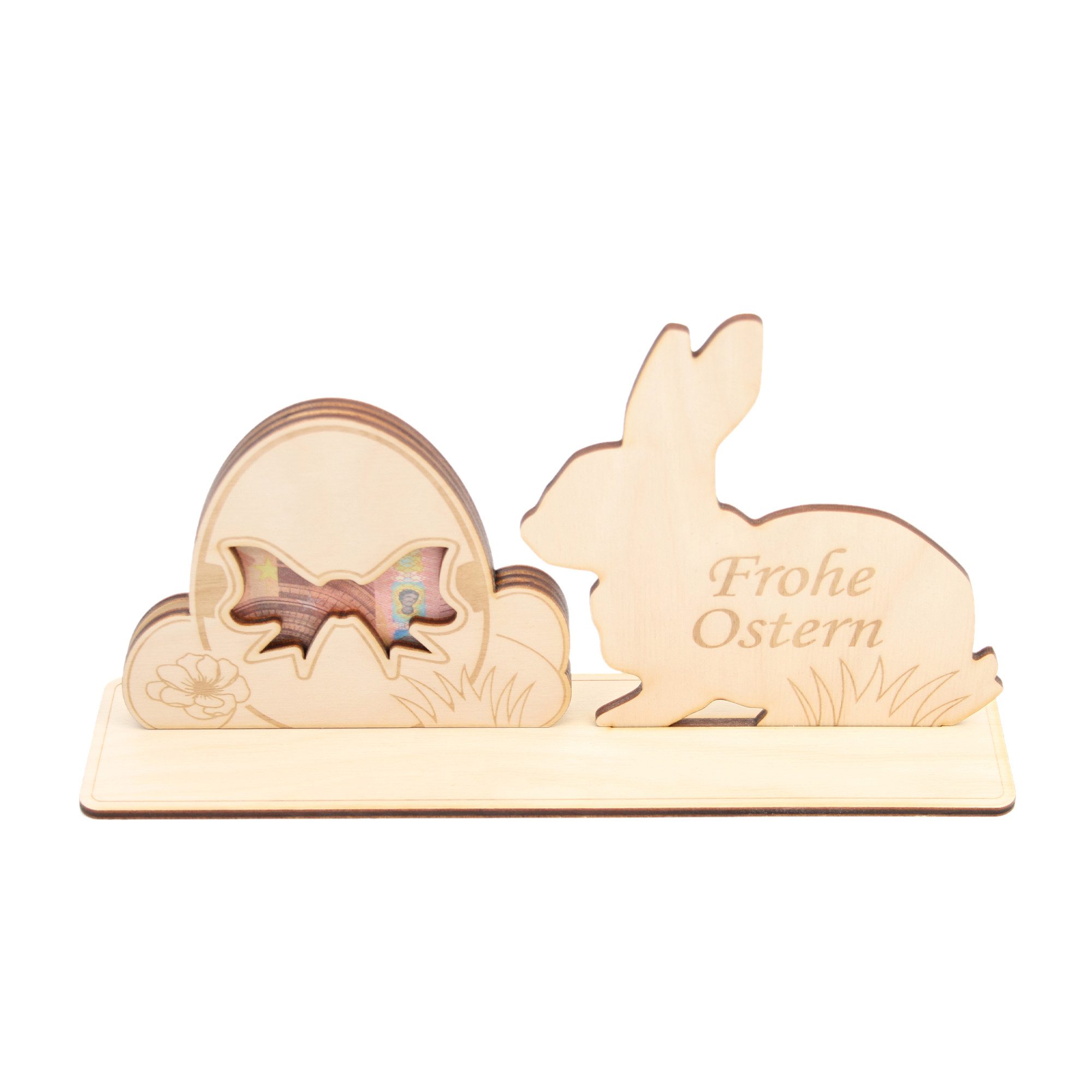 Kreative Feder Glückwunschkarte Geldgeschenk-Aufsteller für feierliche Anlässe, Originelle 3D Glückwunsch-Karte DIY aus Holz für Geldscheine