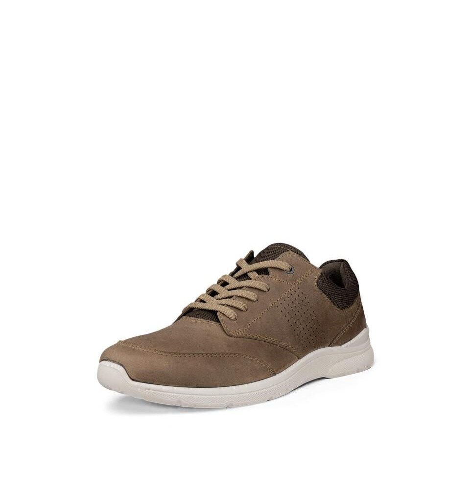 Ecco Irving Low Lace (Nubukleder) claybraun Herren Sneaker