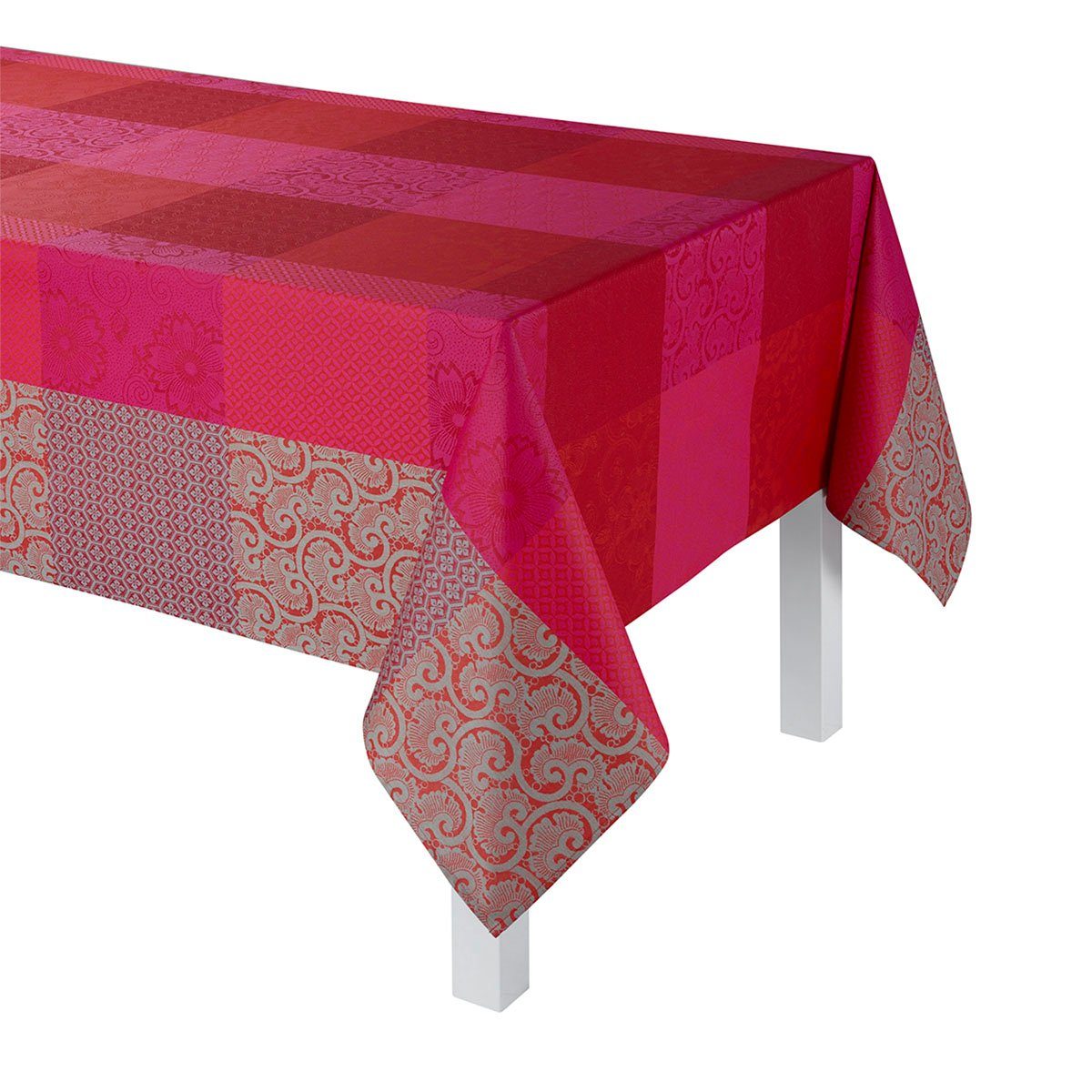 Le Jacquard Francais Tischdecke Le Jacquard Français Tischwäschekollektion Fleurs De Kyoto, jacquard-gewebt