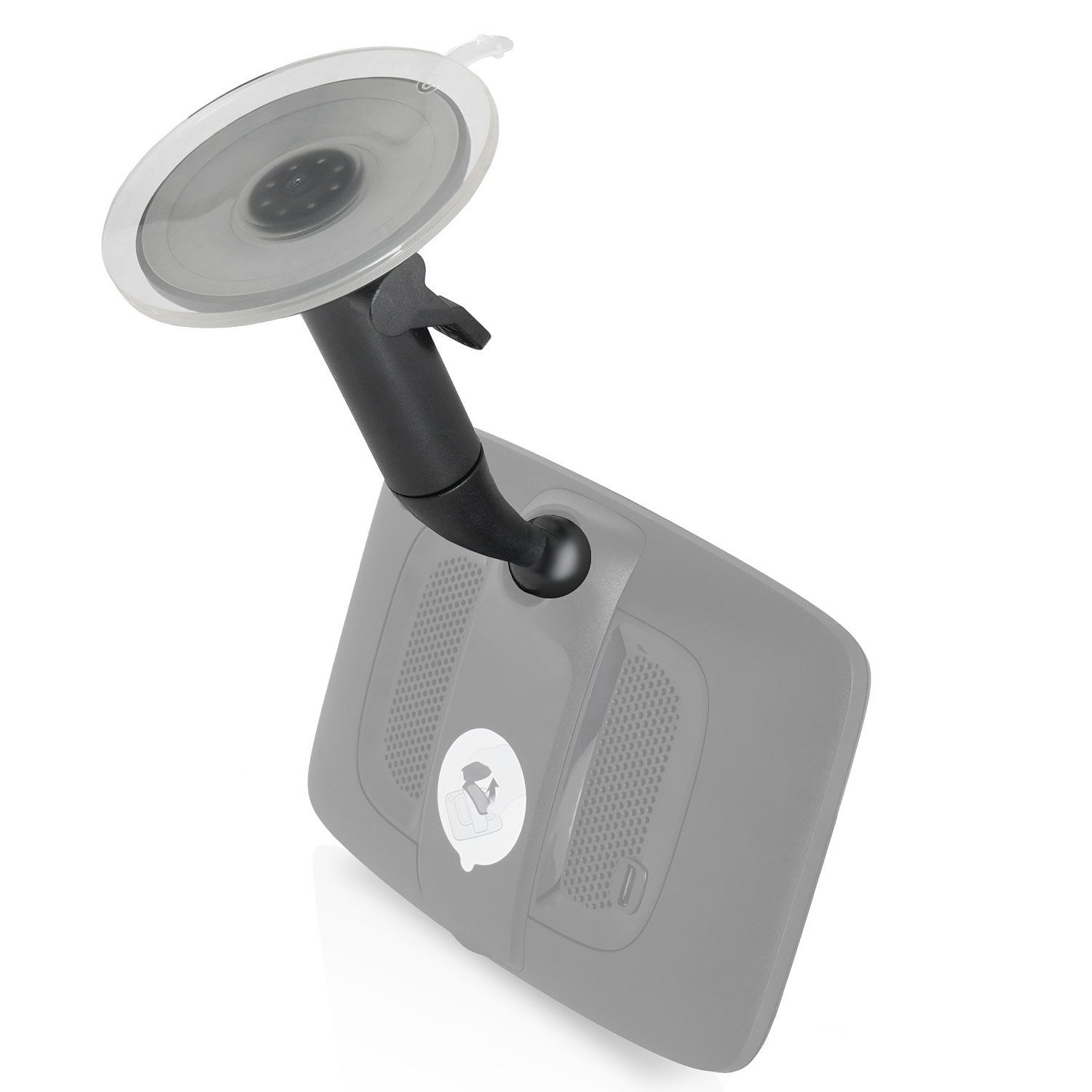 Wicked Chili Navigationsgeräte-Halterung KFZ Halterung für TomTom START 42, 52, 62 VIA 52, 62, (1er Set, 1-tlg., Made in Germany, Vibrationsfrei, 360°drehbar, KFZ-Saugnapfhalterung)