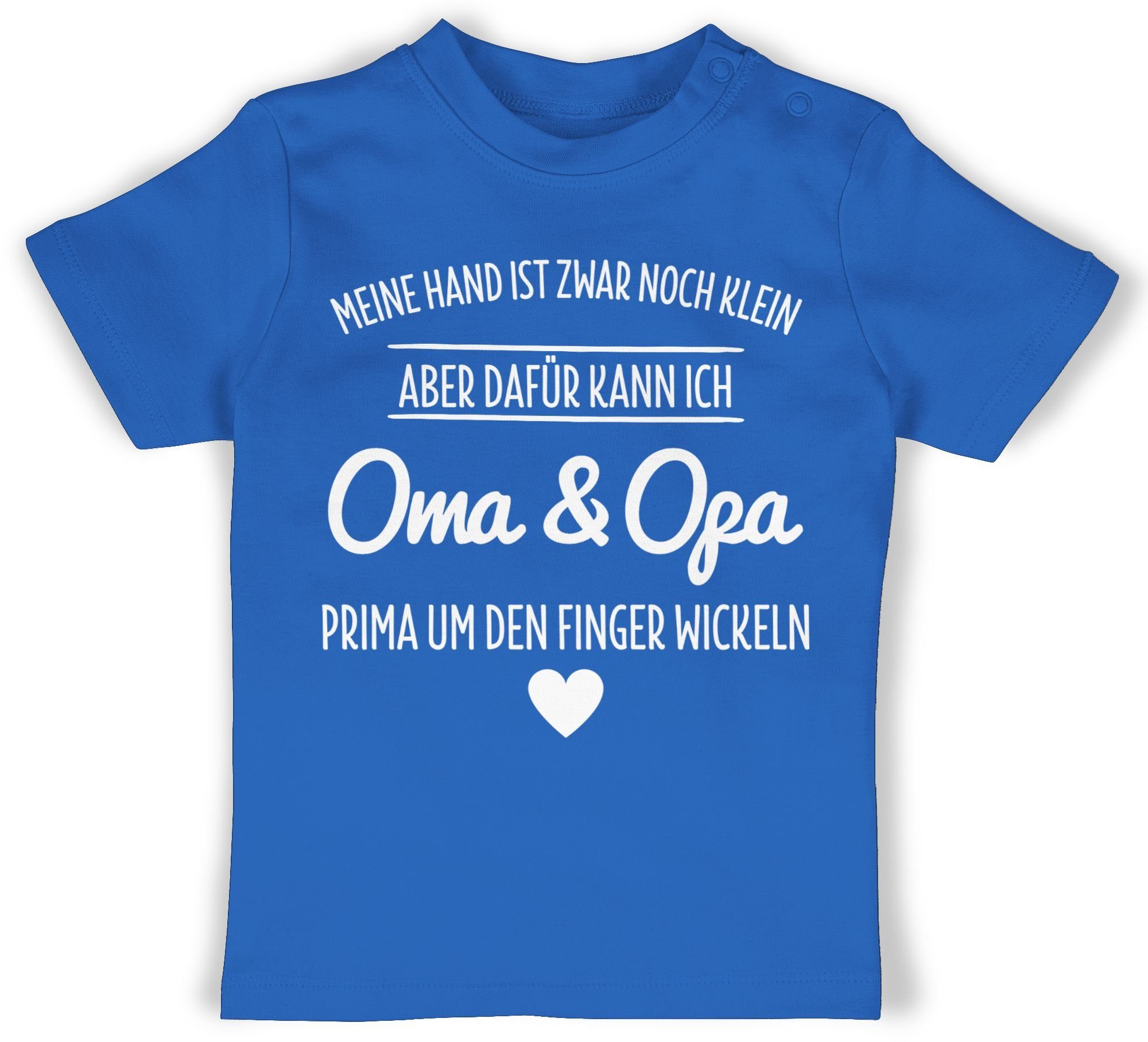 T-Shirt Oma und Opa um den Finger wickeln Großeltern