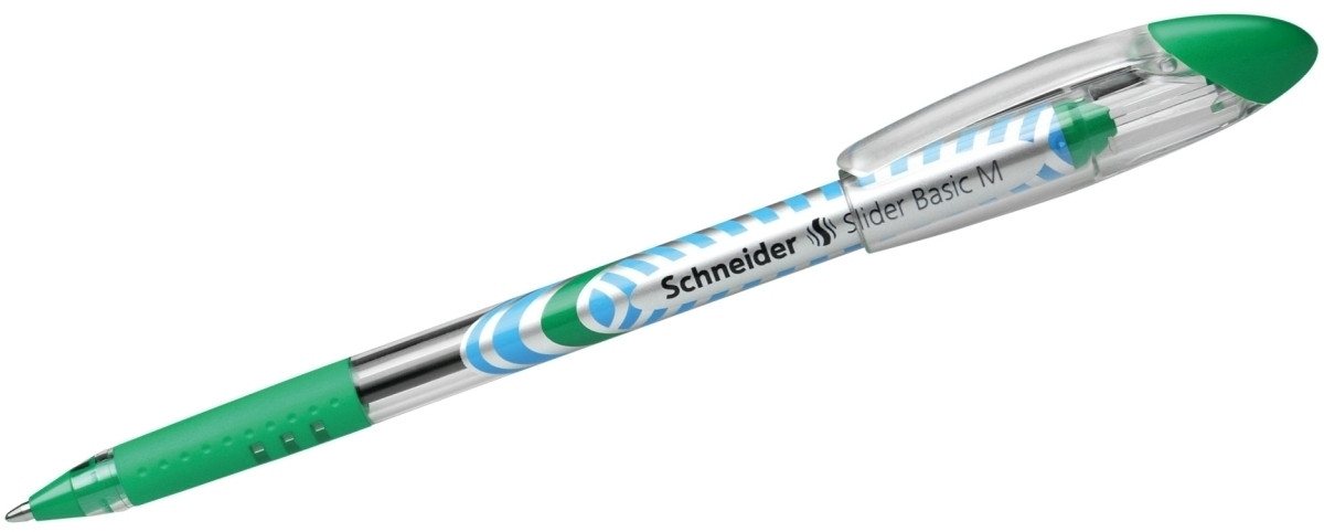 Thumbnail - SCHNEIDER Kugelschreiber Kugelschreiber Slider Basic M grün