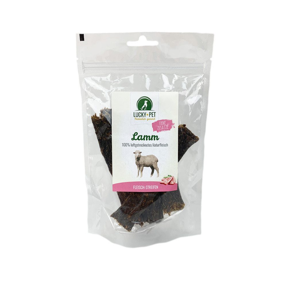 Lucky-Pet Lucky-Pet Natur Lamm Fleisch-Streifen 100 g, Snack für: Hunde