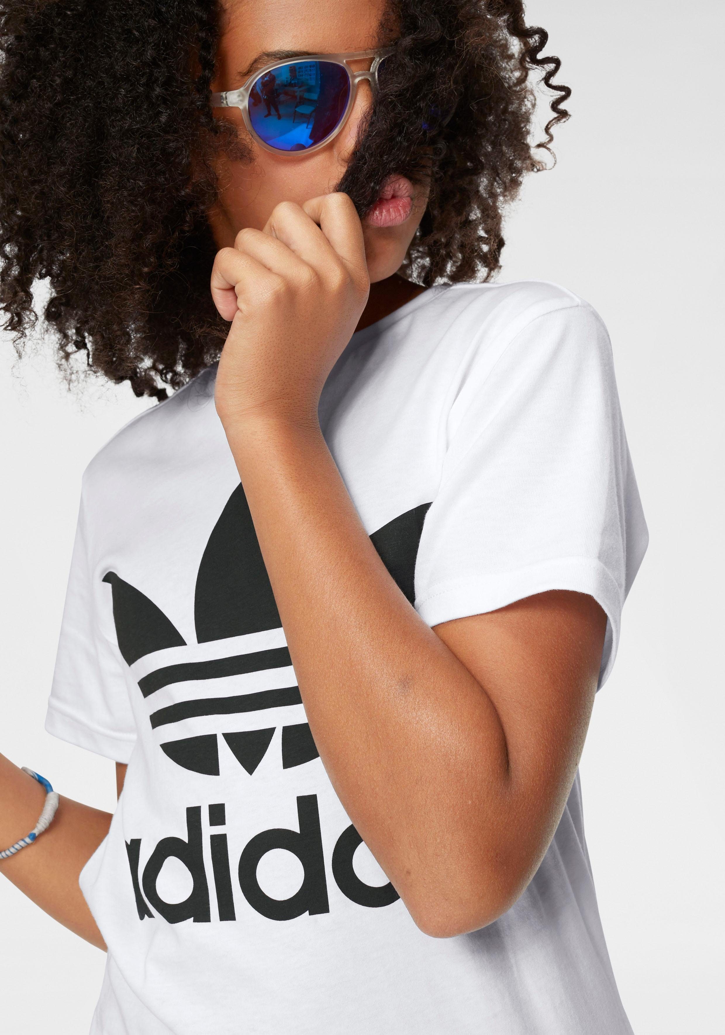 TEE Unisex T-Shirt TREFOIL White Originals / Black adidas