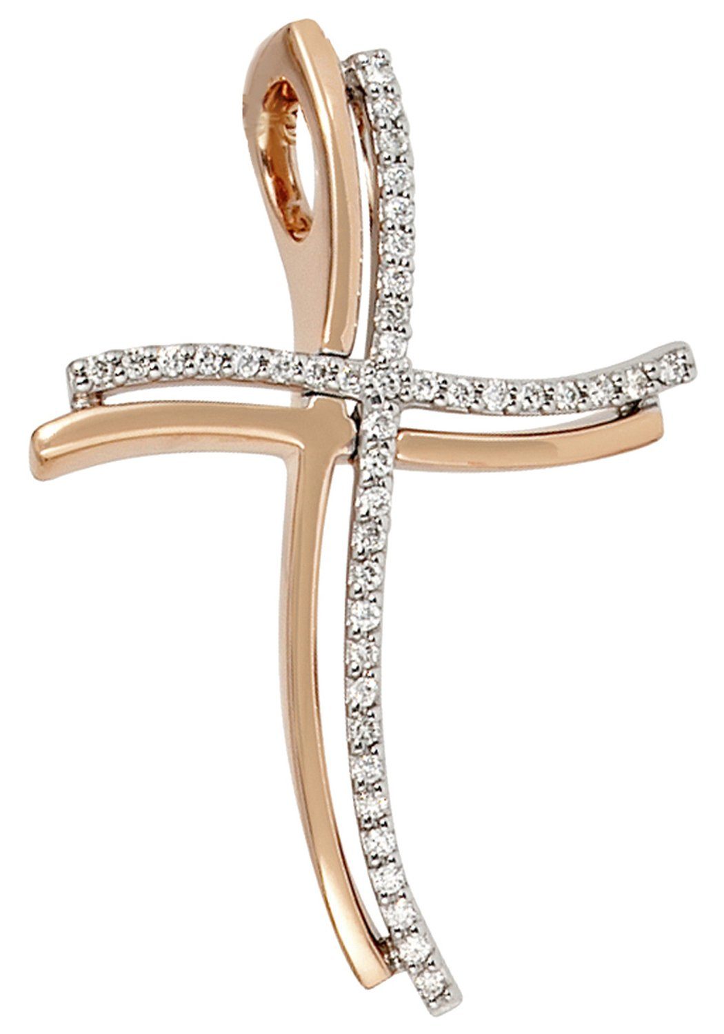 JOBO Kreuzanhänger Anhänger Kreuz, 585...