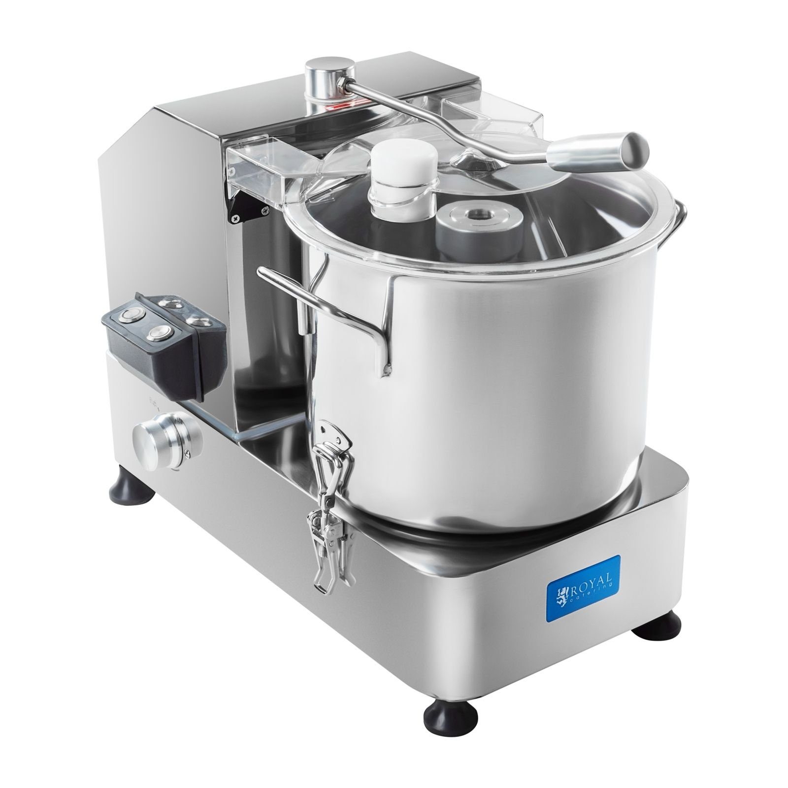 Royal Catering Zerkleinerer 9 L Tischkutter Küchenkutter Küchenmaschine Edelstahl Gastro, 1800 W