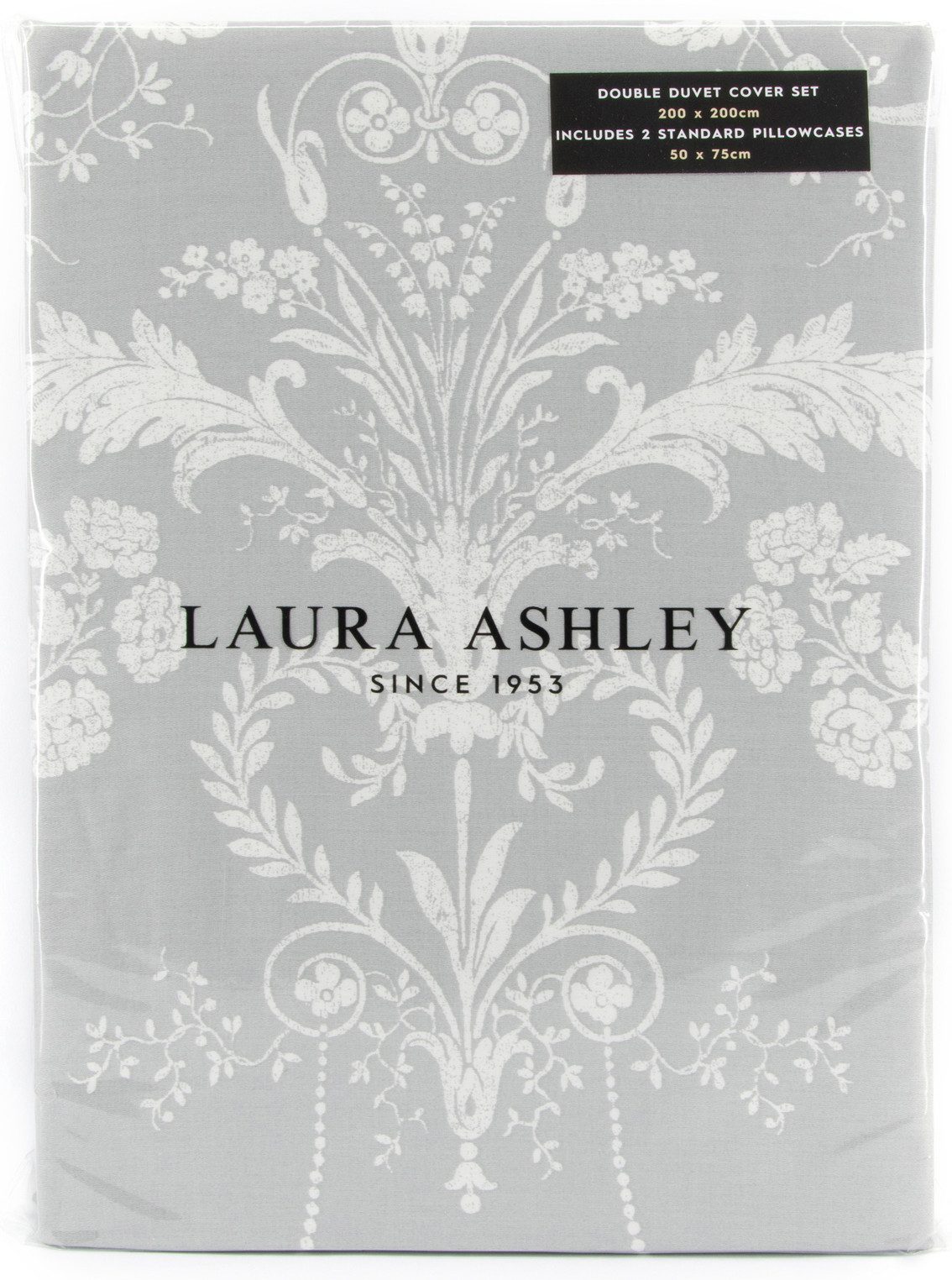 LAURA ASHLEY Wendebettwäsche Josette, aus Baumwoll Satin, Satin, 3 teilig, mit floralem Muster, inkl 2 Kissenbezüge