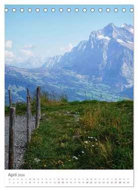 CALVENDO Wandkalender Schweiz (Tischkalender 2024 DIN A5 hoch), CALVENDO Monatskalender