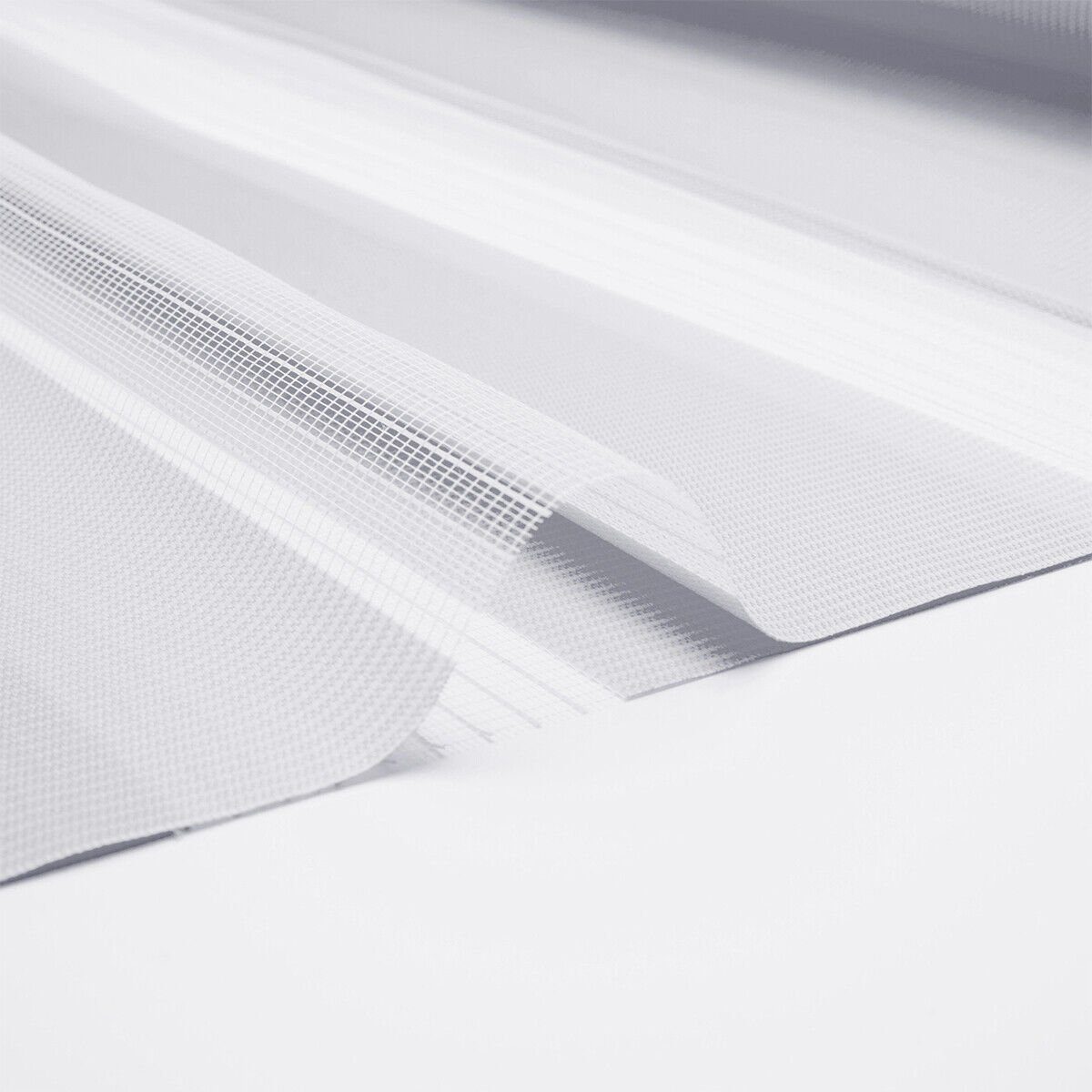 Doppelrollo ohne Bohren 130cm/150cm/230cm, OUBO, freihängend, verspannt, Klemmfix, Klemmträger, Für Fenster und Tür mit Klemmträger lichtdurchlässig verdunkelnd