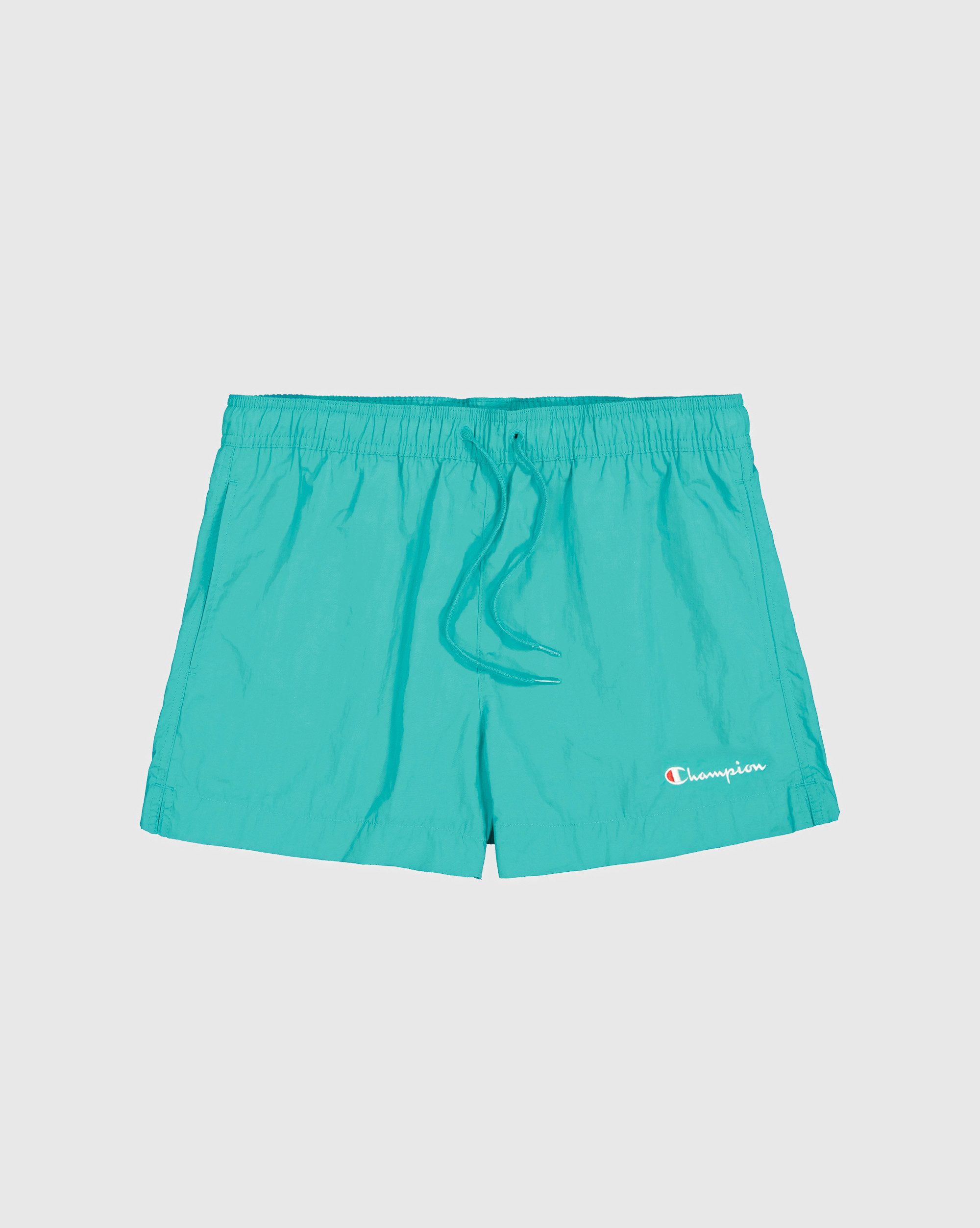 Champion Badeshorts Icons Beachshort Short mit Champion-Stickerei, schnell trocknendes Gewebe, Oberschenkellänge