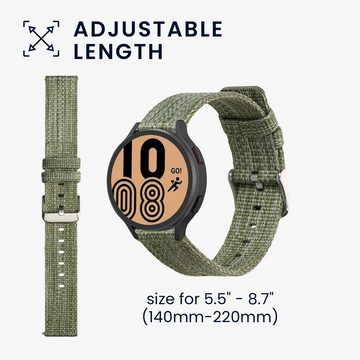 kwmobile Uhrenarmband Ersatz Armband für Samsung Galaxy Watch 5 / 5 Pro / Watch 4 / 4, Armband - Band für Fitness Tracker in Grün