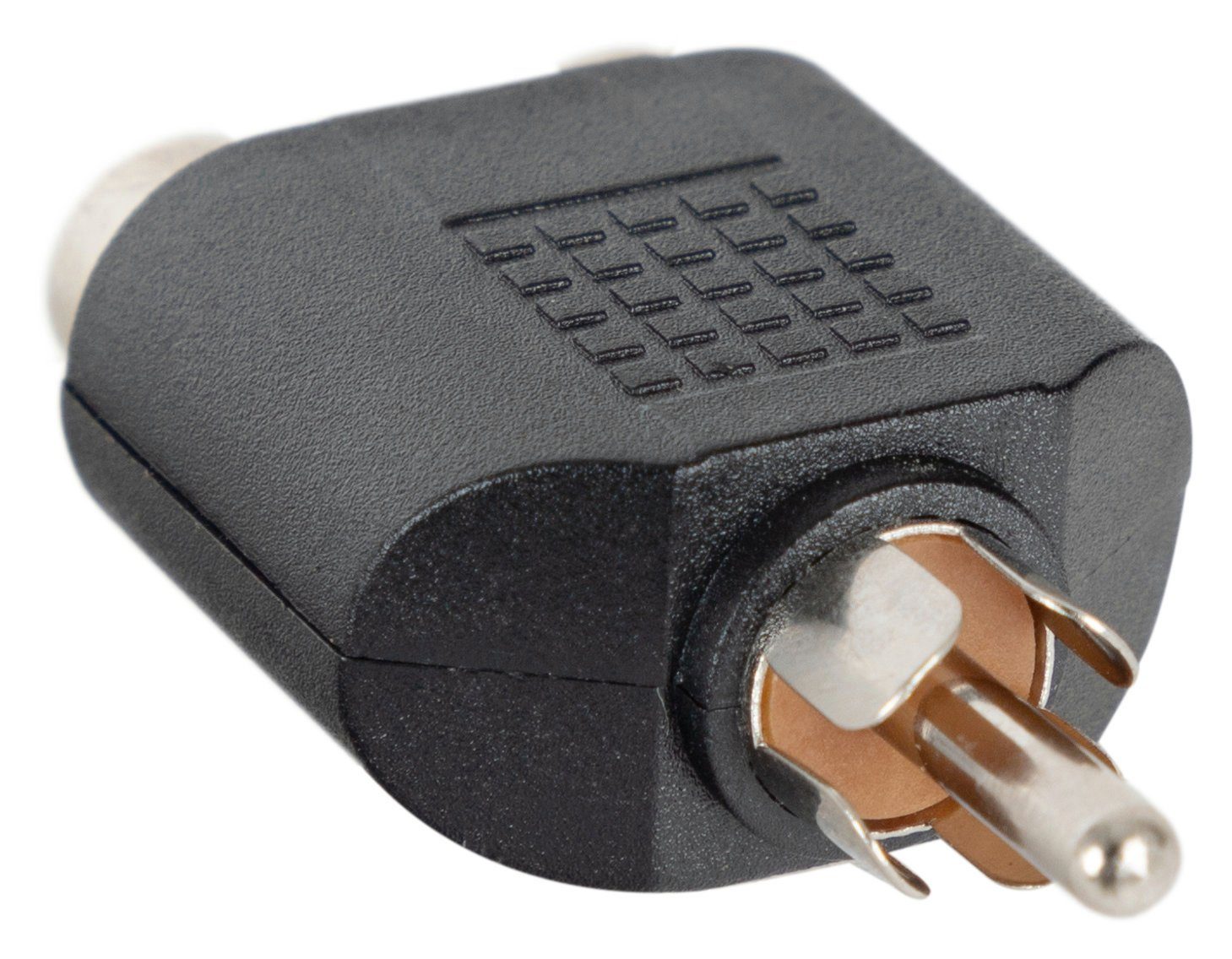 Pronomic AD-CF2MC Audio-Adapter 2x Cinch/RCA-Buchse female zu Cinch/RCA male, Fertig verdrahtet & einsatzbereit