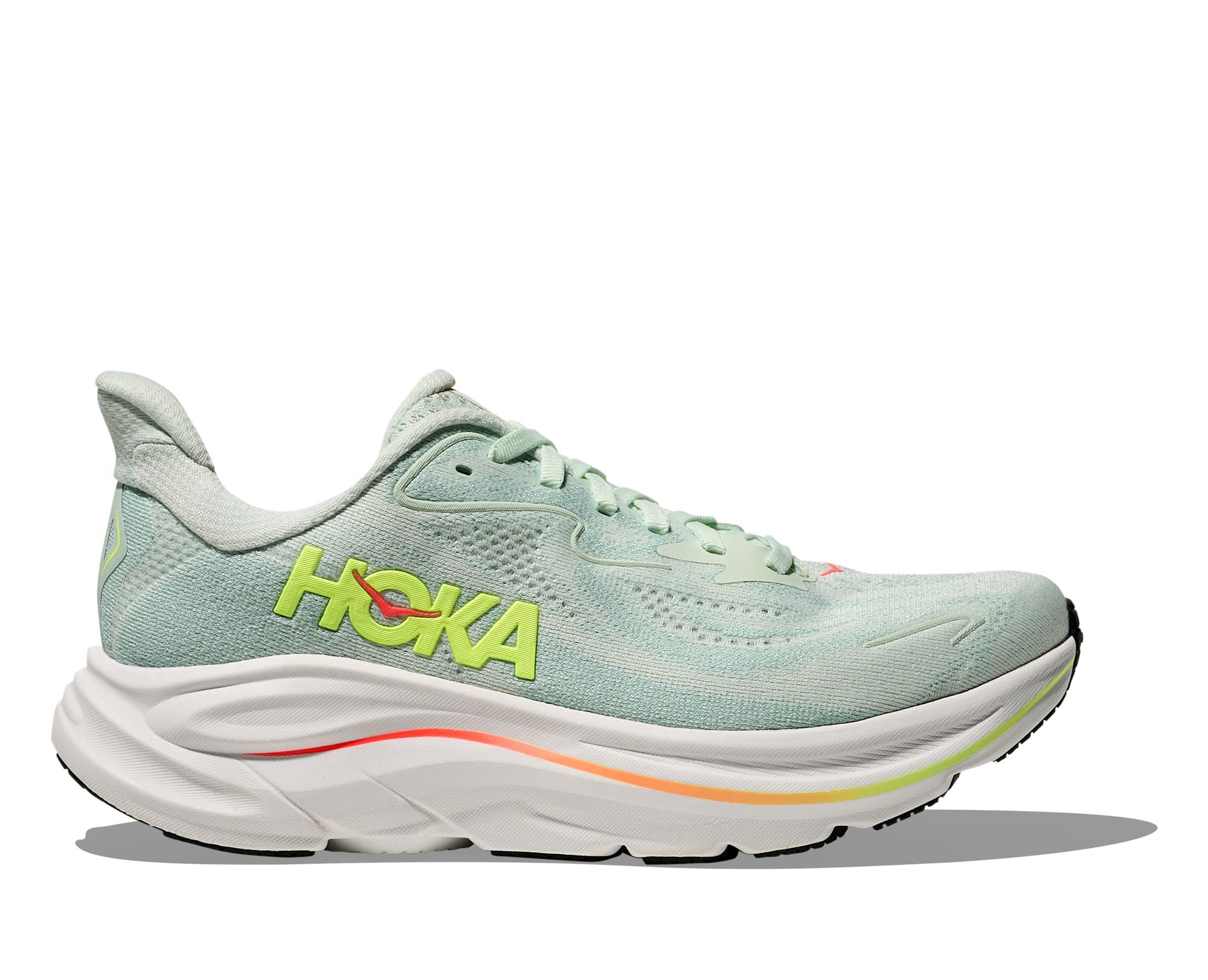 Hoka One One HOKA W CLIFTON 10 SEA GLASS, NEON FLAME Laufschuh